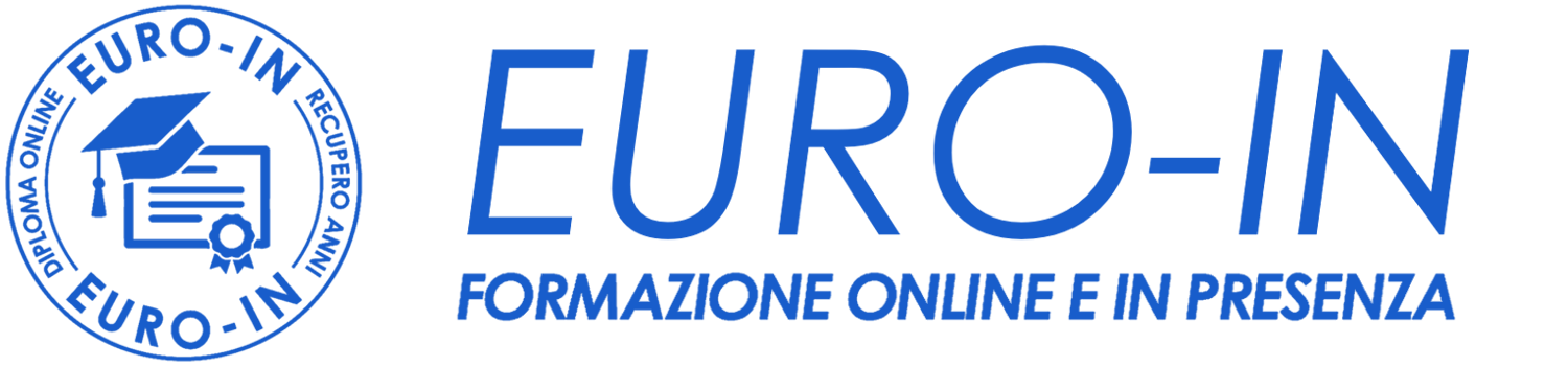 Logo EURO-IN, specializzati in recupero anni scolastici online